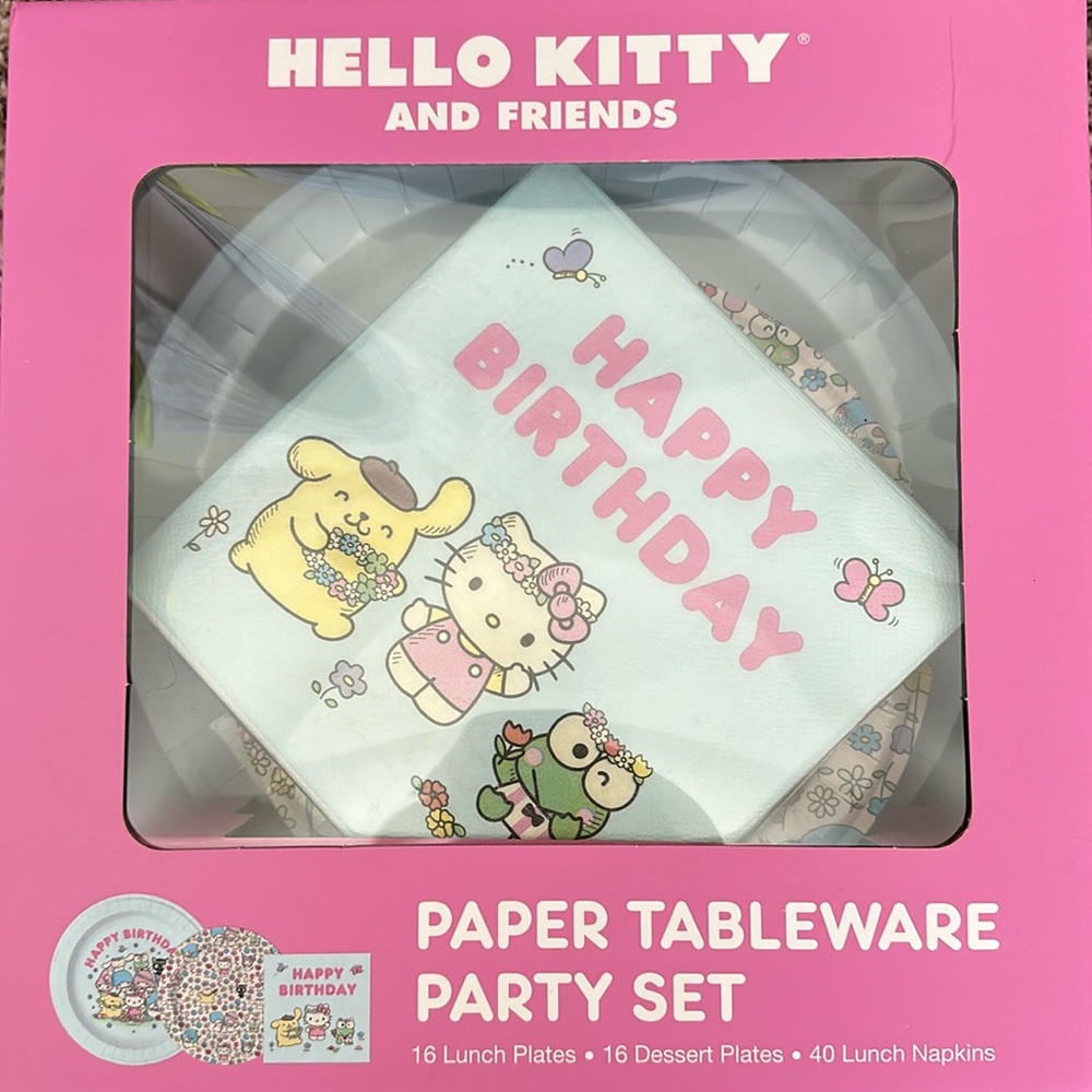 Hello Kitty Tableware Party Set
